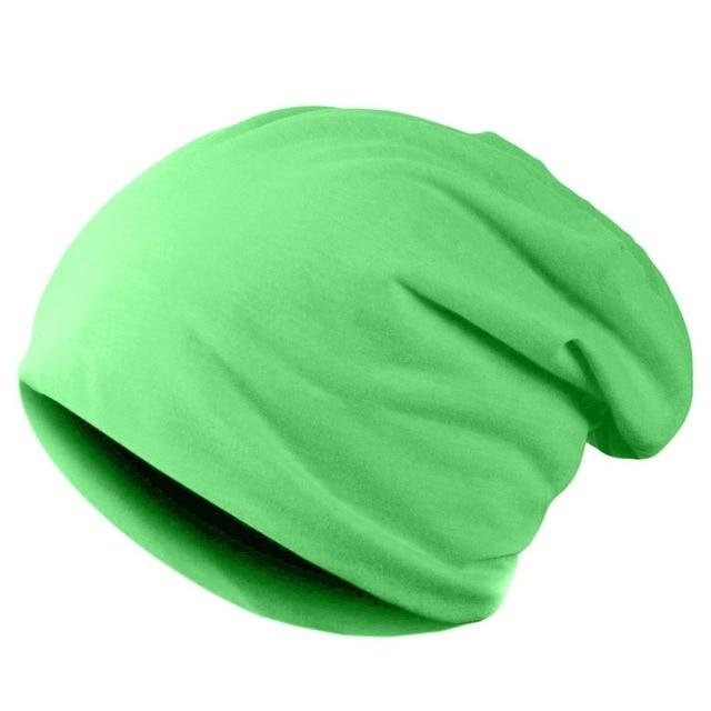 Buddhatrends Beanie Hats Bright Green Mylah Casual Beanies Hat