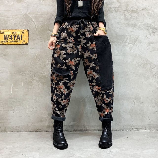 FLOWER HAREM PANTS by Buddha Pants