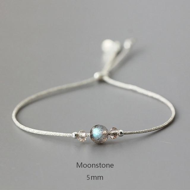Buddhatrends Bracelet Moonstone Delicate Gemstone Bracelets