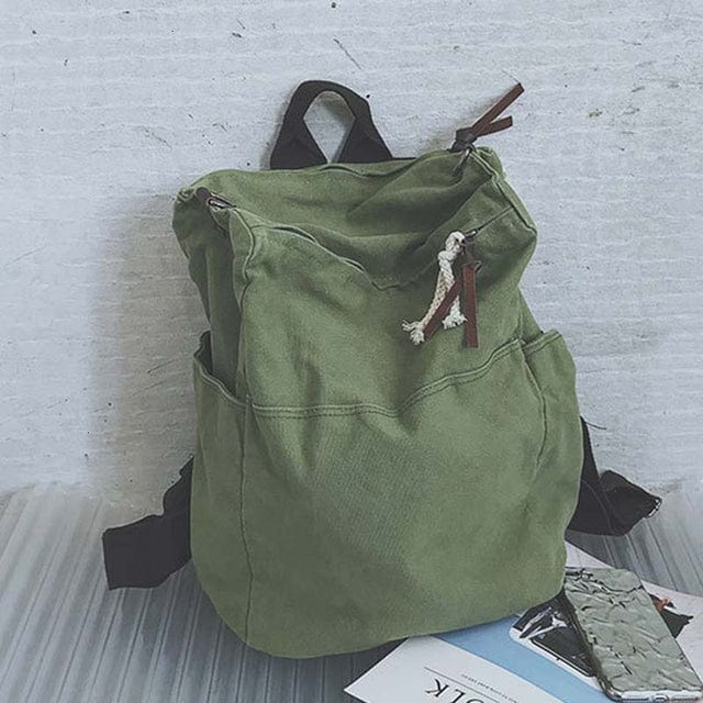 Buddhatrends Green / 31x15x39cm Oversized Soft Travel Backpack Tote
