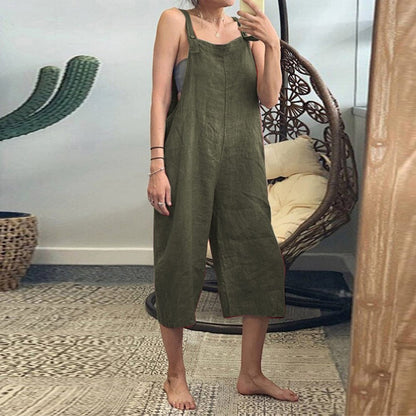 Buddhatrends Green / S Nigy Vintage Sleeveless Overall