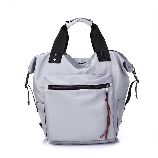 Buddhatrends Grey / China / 32x27x16cm ready TTOU Nylon Backpack Women Casual Backpacks Ladies High Capacity Back To School Bag Teenage Girls Travel Students Mochila Bolsa