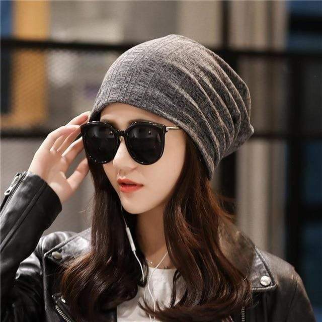 Buddhatrends Hats Dark Grey Street Smart Beanie Hats