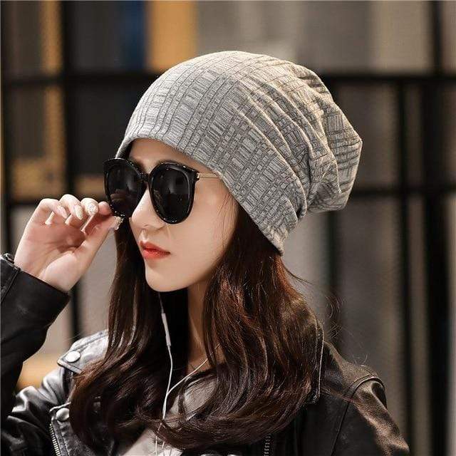 Buddhatrends Hats Light Grey Street Smart Beanie Hats