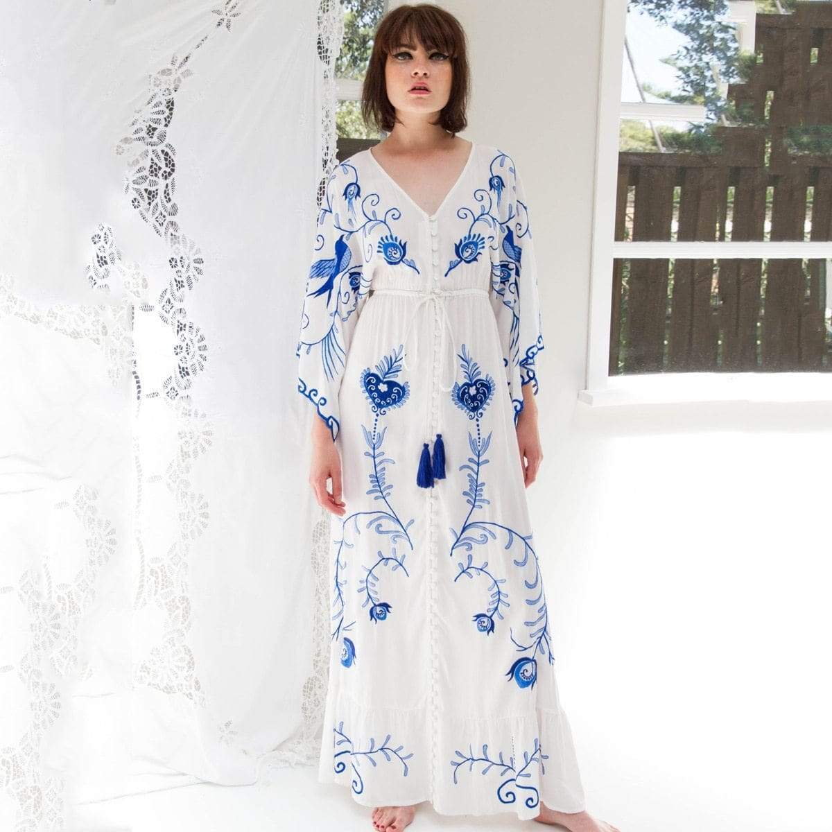 Buddha Trends Dress Higher Consciousness  Boho Maxi Dress