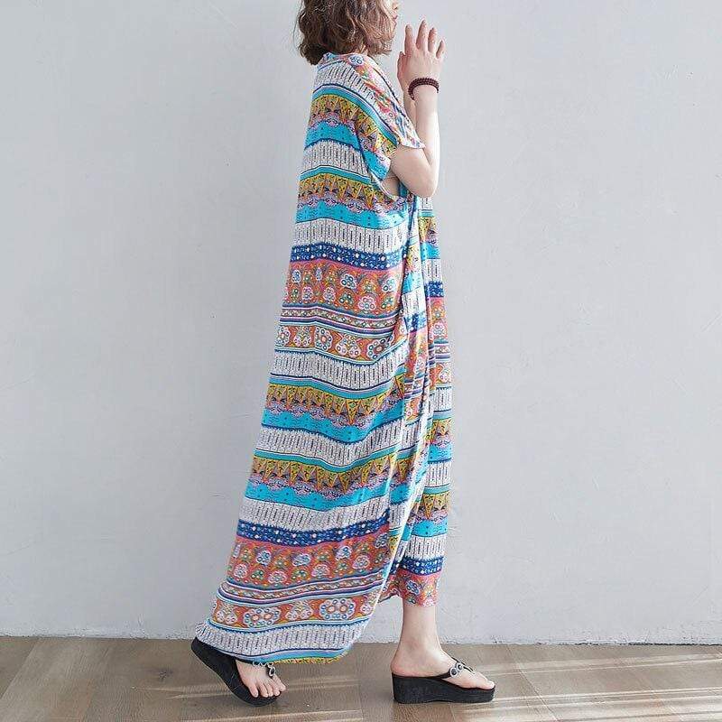 Buddhatrends maxi All Over Printed Maxi Dress