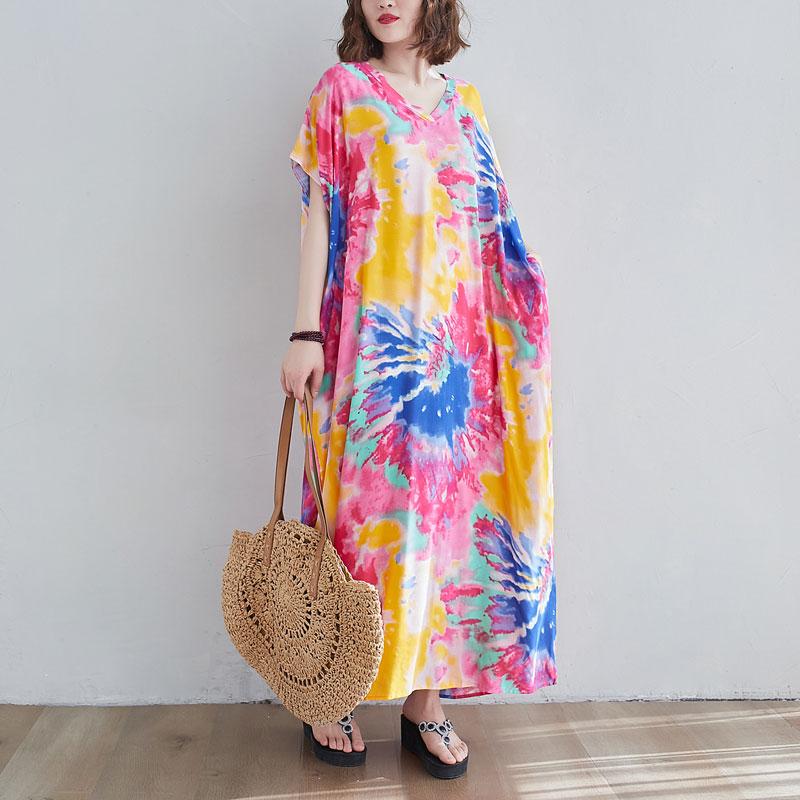 Oversized Tie-Dye Maxi Dress – Buddhatrends