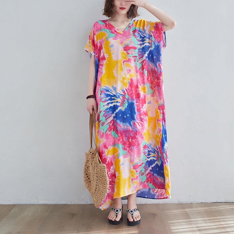 Oversized Tie-Dye Maxi Dress – Buddhatrends