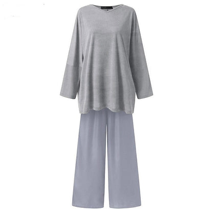 Buddhatrends MAY 27 Spring 2PCS Suits ZANZEA Fashion Two piece Set Tracksuit Women Long Sleeve Blouse Casual Wide Leg Pants Sets Loose Matching Sets
