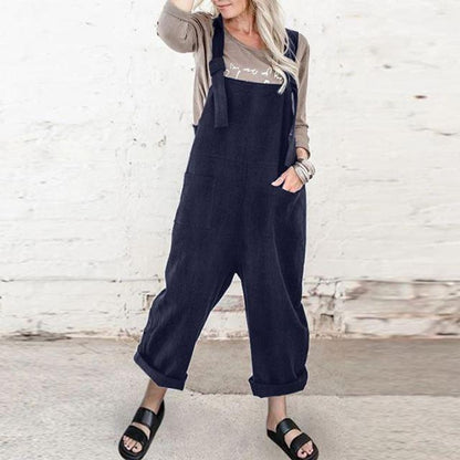 Buddhatrends Overall Navy / S Carmen Plus Size Overalls