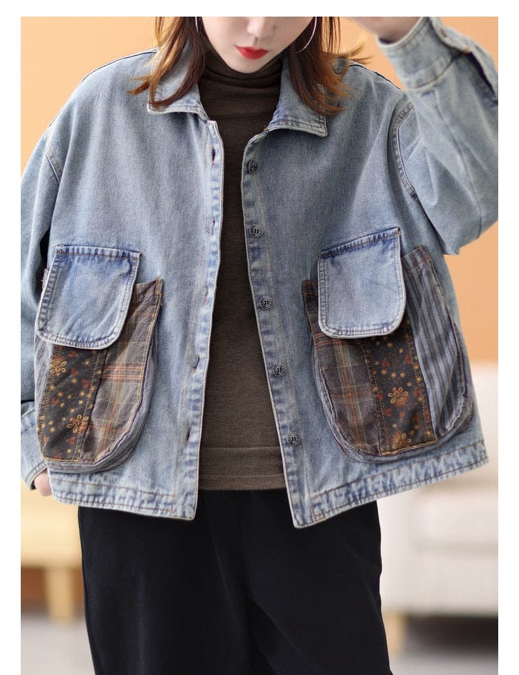 Patchwork Punk Denim Jacket – Buddhatrends