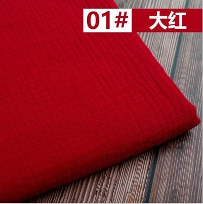 Buddhatrends Red / M Soft Cotton Linen Tank Top