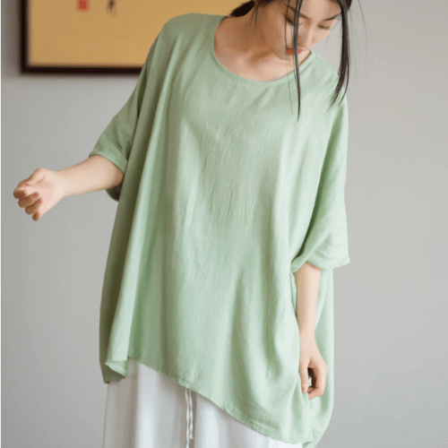 Buddhatrends Shirt Lamia Oversized Linen Shirt