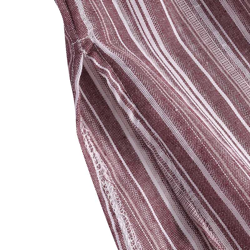 Buddha Trends Dress Striped Oversized Maxi Dress  | Zen