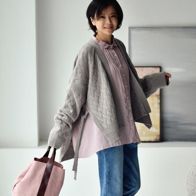 Buddhatrends sweater One Size / Grey Elisabeth  Fashionable Woolen Sweater