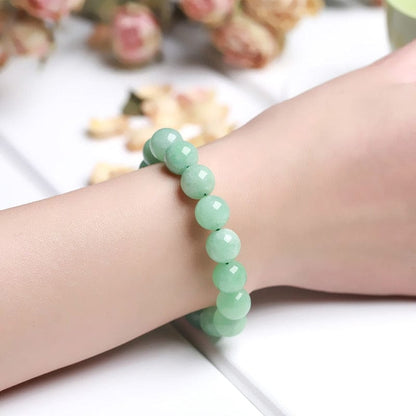 Buddhatrends Temperament Natural Green Jade Bracelet