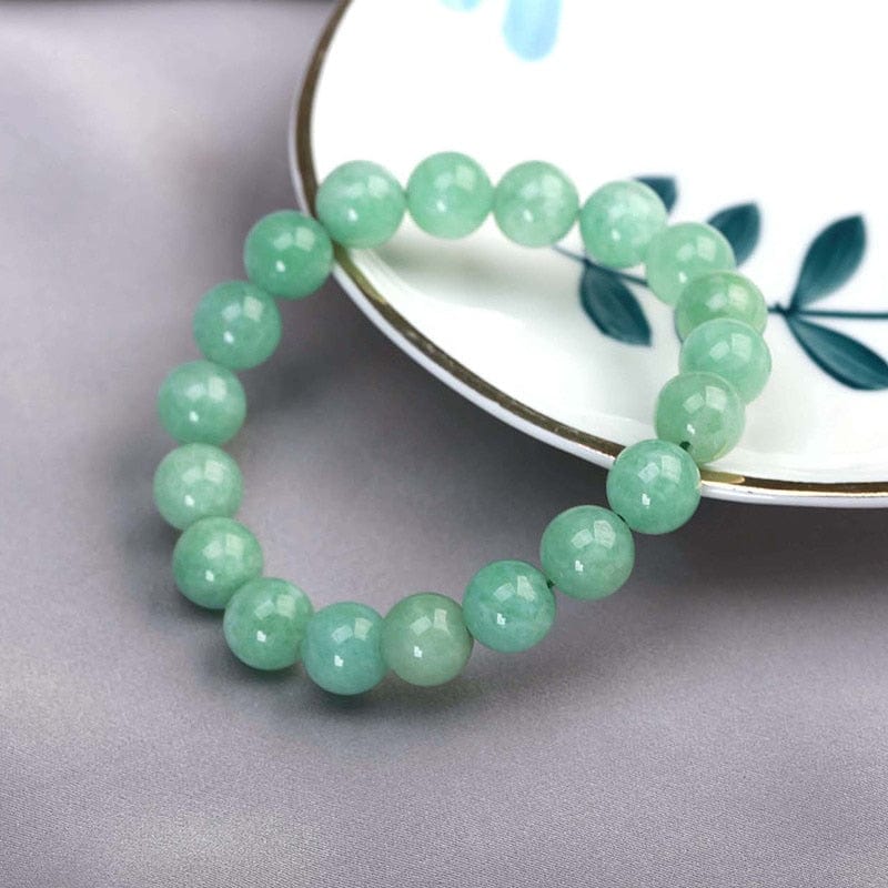 Buddhatrends Temperament Natural Green Jade Bracelet