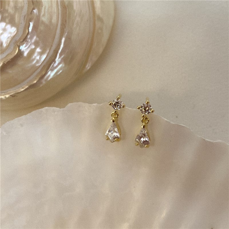 Buddhatrends Water Drop 925 Sterling Silver Earrings